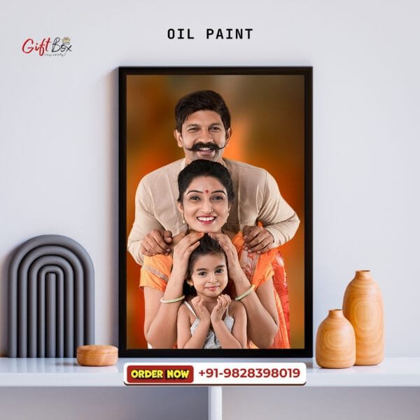 Family Oil painting - Image 4