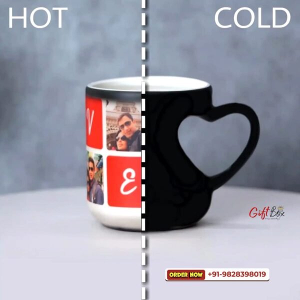 Heart Handle magic Mug - Image 2