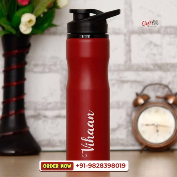 Matt steel sipper bottle - Image 4