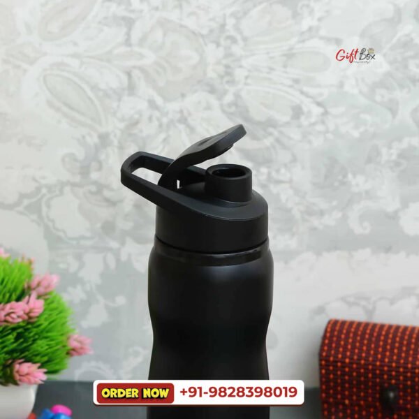 Matt steel sipper bottle - Image 3