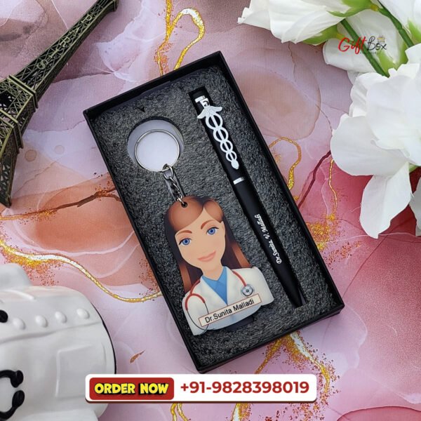 Doctor Pen + Cutout Keychain combo - Image 2