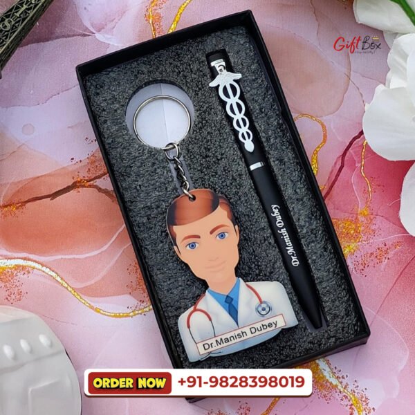 Doctor Pen + Cutout Keychain combo - Image 3