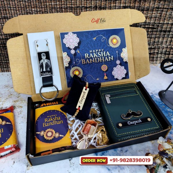 Sleek Wallet Rakhi Hamper - Image 3
