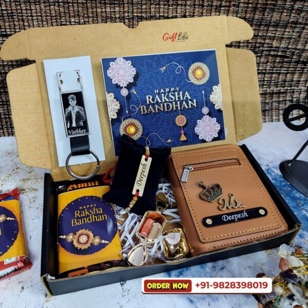 Sleek Wallet Rakhi Hamper - Image 4