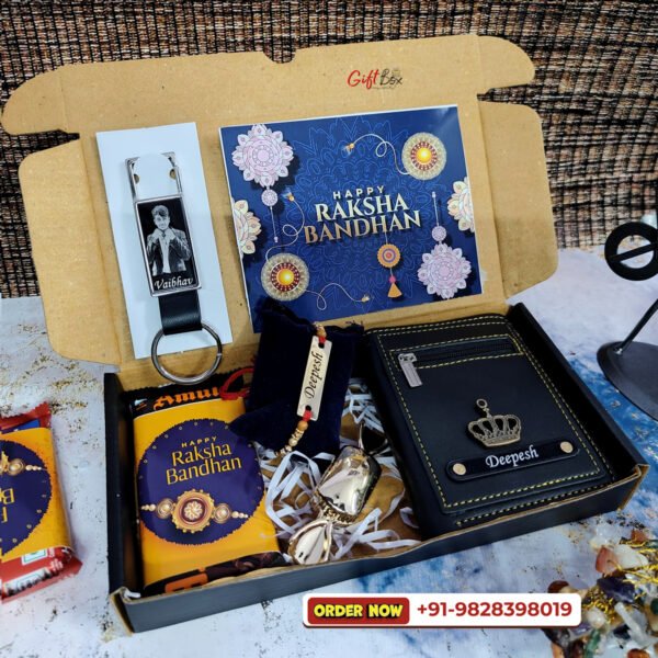 Sleek Wallet Rakhi Hamper - Image 5