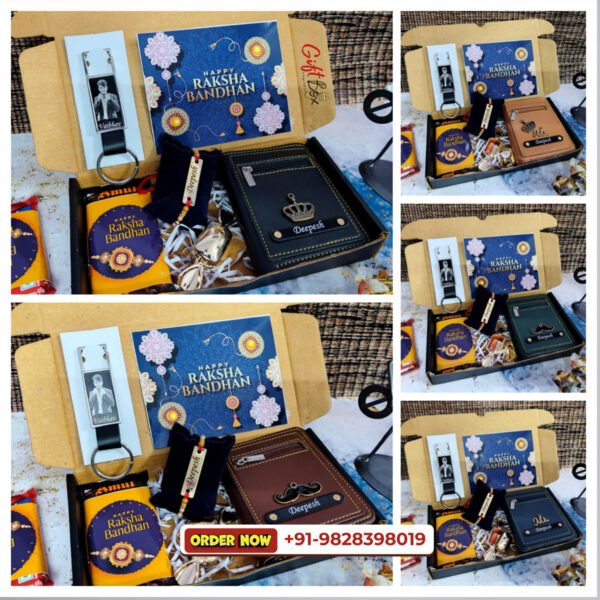 Sleek Wallet Rakhi Hamper - Image 6