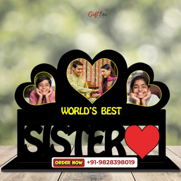 TABLE TOP -RAKHI GIFTS FOR SISTER ONLINE-8 X 10 INCH - Image 2